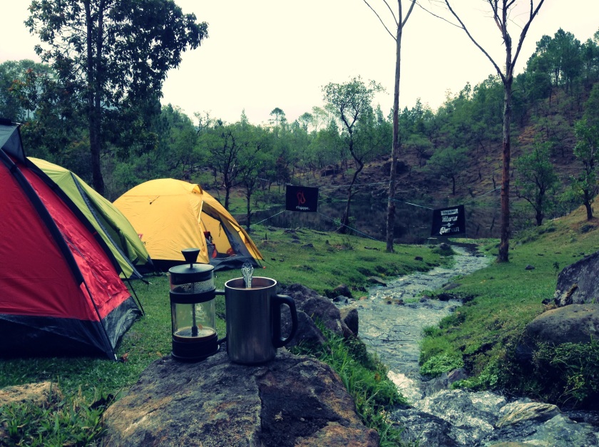 Camping site. Camp site. Secret Camping site.